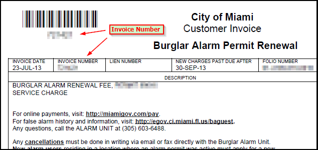 Invoice number can be located in the box labeled 'Invoice Number'.  This is located to the top left side of the invoice